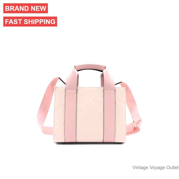 Spacious Tote Bag with Shoulder Strap, Synthetic Material, 13.3x11x5.1 Inches